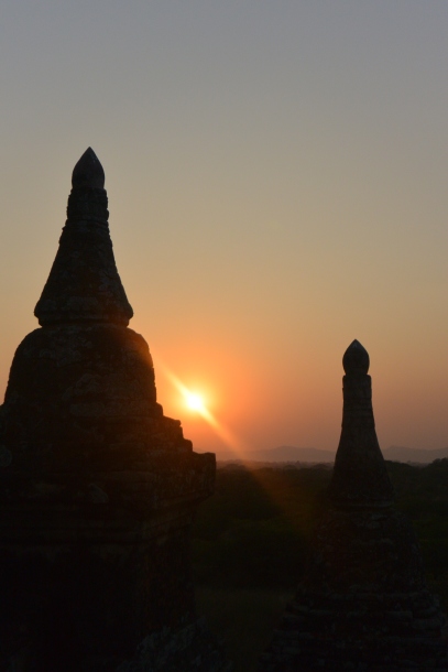 Bagan temples - Sunset